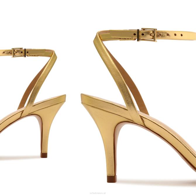 bei Schutz Altina Mid Metallic-Ledersandale Gold D60T447