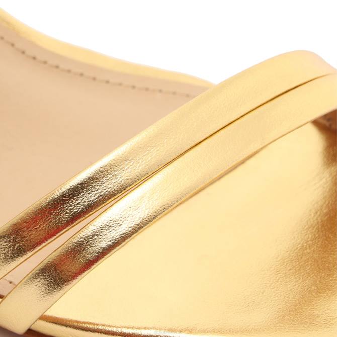 bei Schutz Altina Mid Metallic-Ledersandale Gold D60T447