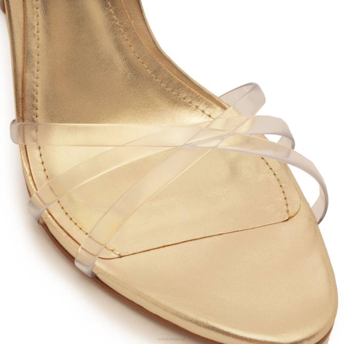 bei Schutz Amelia-Ledersandale Gold D60T224