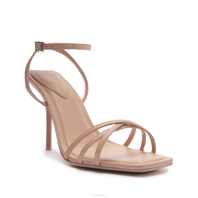 bei Schutz Amelia quadratische Sandale aus Nappaleder süße Rose D60T215