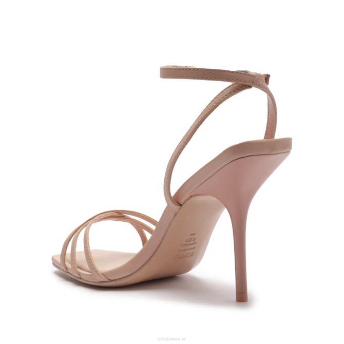 bei Schutz Amelia quadratische Sandale aus Nappaleder süße Rose D60T215