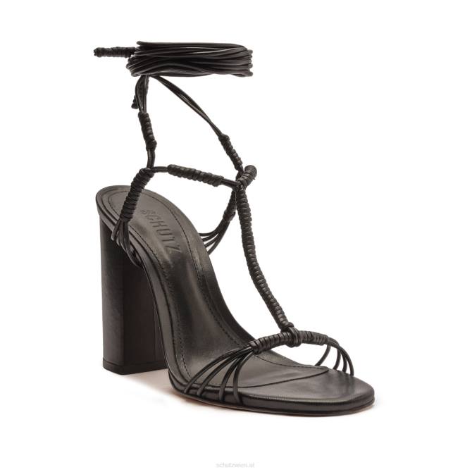 bei Schutz Amunet Blockledersandale Schwarz D60T73