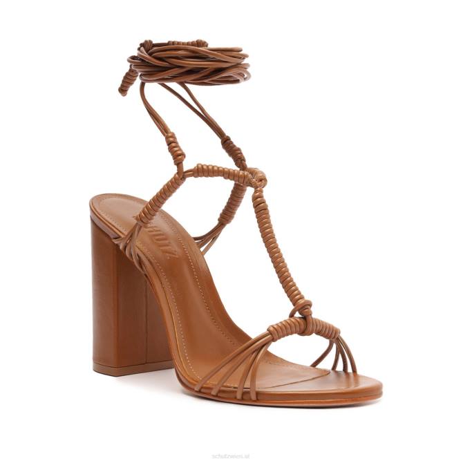 bei Schutz Amunet Blockledersandale neues Holz D60T74