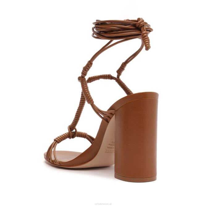 bei Schutz Amunet Blockledersandale neues Holz D60T74