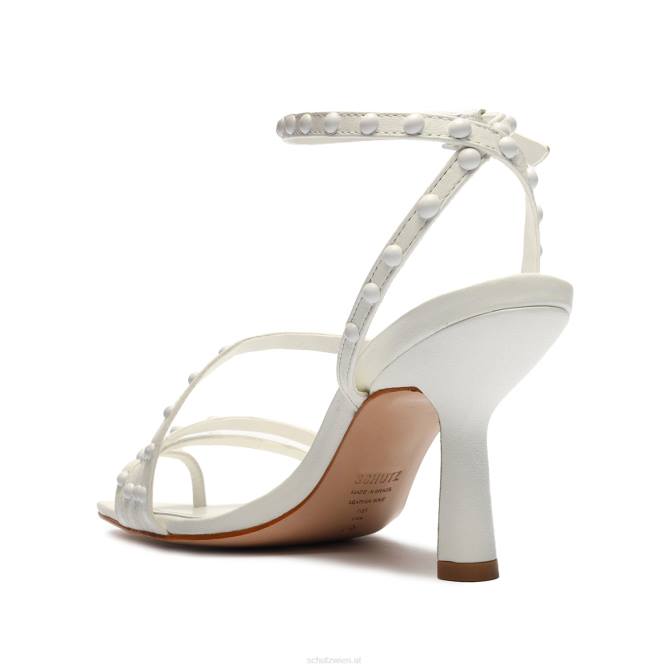 bei Schutz Anne Mid-Sandale aus Nappaleder Weiss D60T333