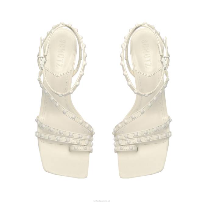 bei Schutz Anne Mid-Sandale aus Nappaleder Weiss D60T333