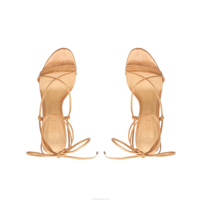 bei Schutz Arceli-Sandale aus Lackleder Honigbeige D60T368