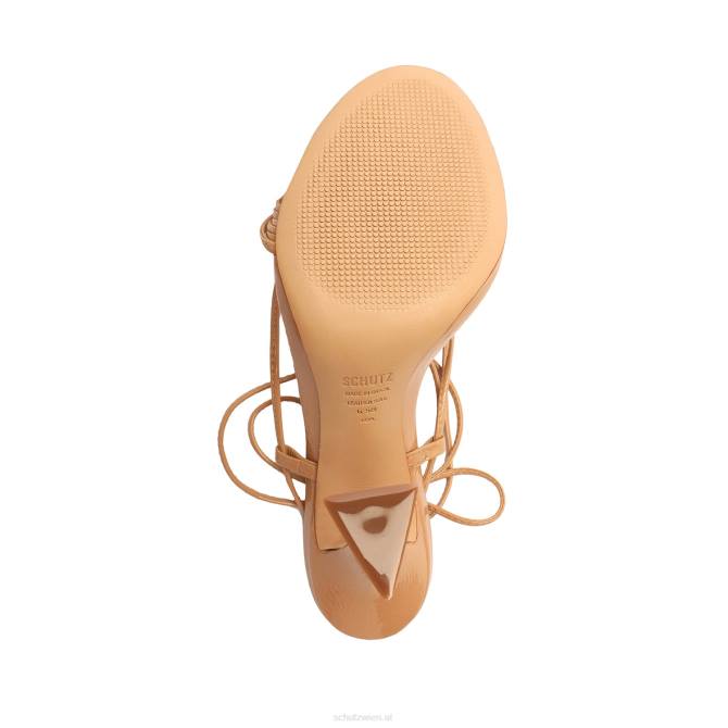 bei Schutz Arceli-Sandale aus Lackleder Honigbeige D60T368