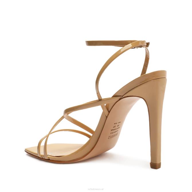 bei Schutz Bari-Lackledersandale hell beige D60T273