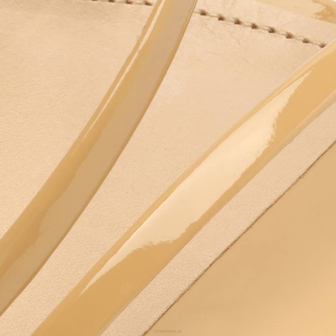 bei Schutz Bari-Lackledersandale hell beige D60T273
