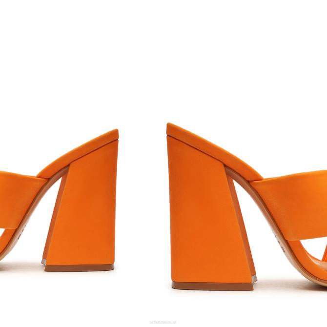 bei Schutz Callie Nubuk-Sandale helle Mandarine D60T78