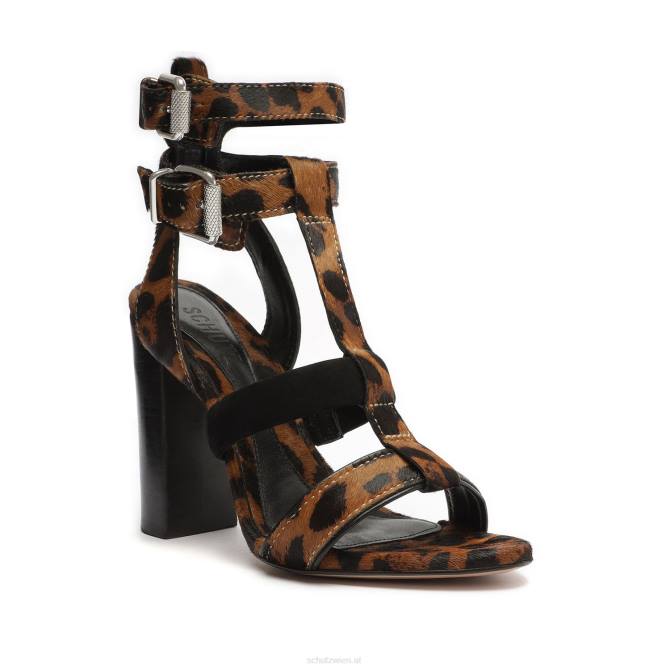 bei Schutz Chantelle-Ledersandale mit Leopardenmuster natürliche Schlange D60T133