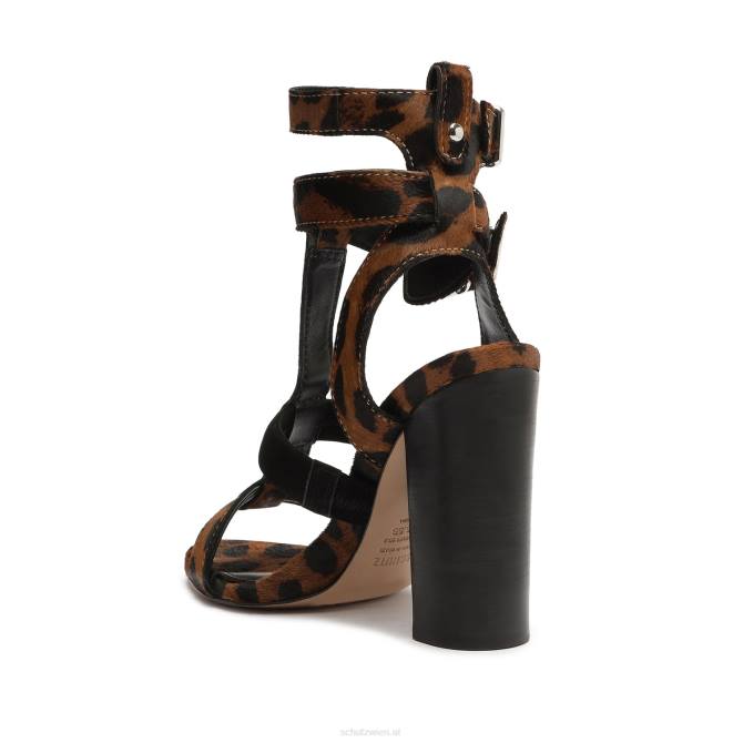 bei Schutz Chantelle-Ledersandale mit Leopardenmuster natürliche Schlange D60T133
