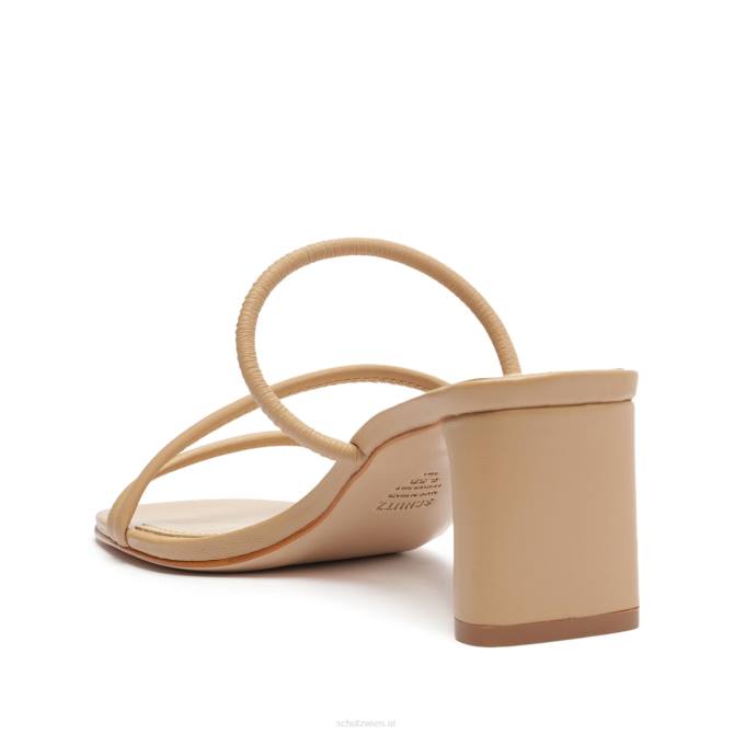 bei Schutz Chessie Mid-Sandale aus Nappaleder echtes Beige D60T38