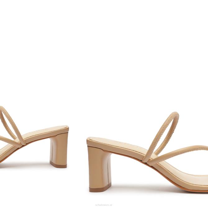 bei Schutz Chessie Mid-Sandale aus Nappaleder echtes Beige D60T38