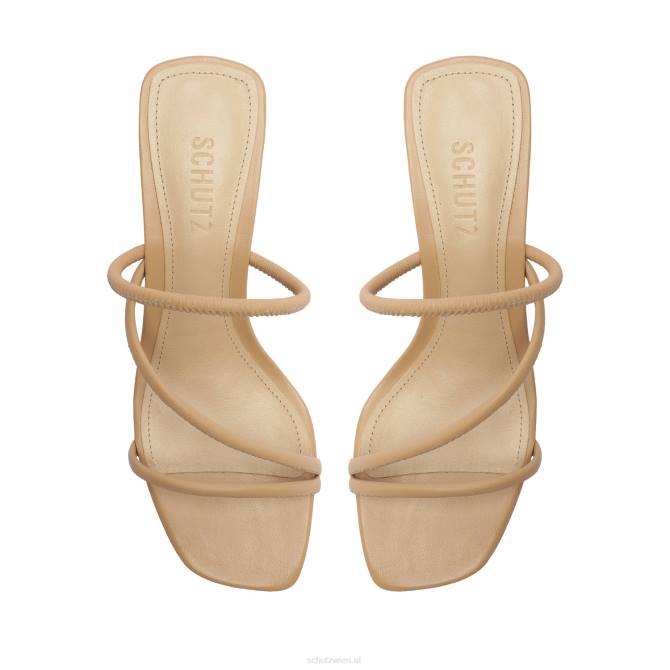 bei Schutz Chessie Mid-Sandale aus Nappaleder echtes Beige D60T38