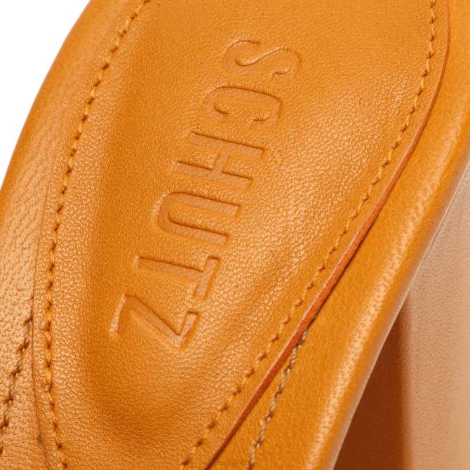 bei Schutz Cicely Blocksandale Inka-Gold D60T92