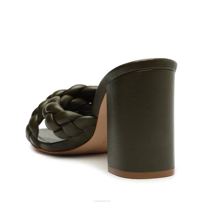 bei Schutz Cicely Blocksandale Militärgrün D60T93