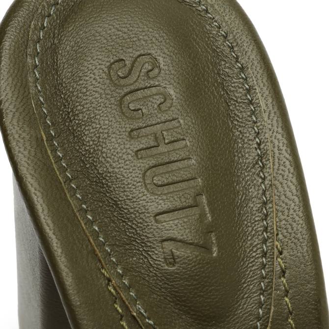 bei Schutz Cicely Blocksandale Militärgrün D60T93