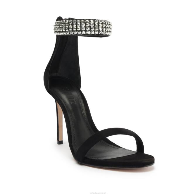 bei Schutz Dalva Nubuk-Sandale Schwarz D60T262