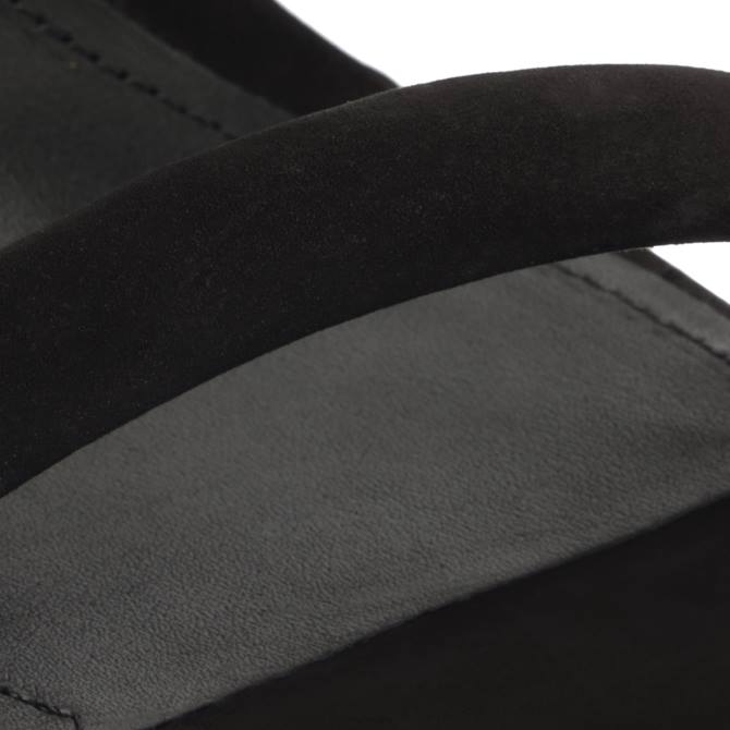 bei Schutz Dalva Nubuk-Sandale Schwarz D60T262