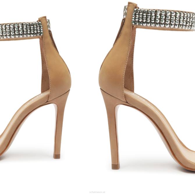 bei Schutz Dalva Nubuk-Sandale echtes Beige D60T261