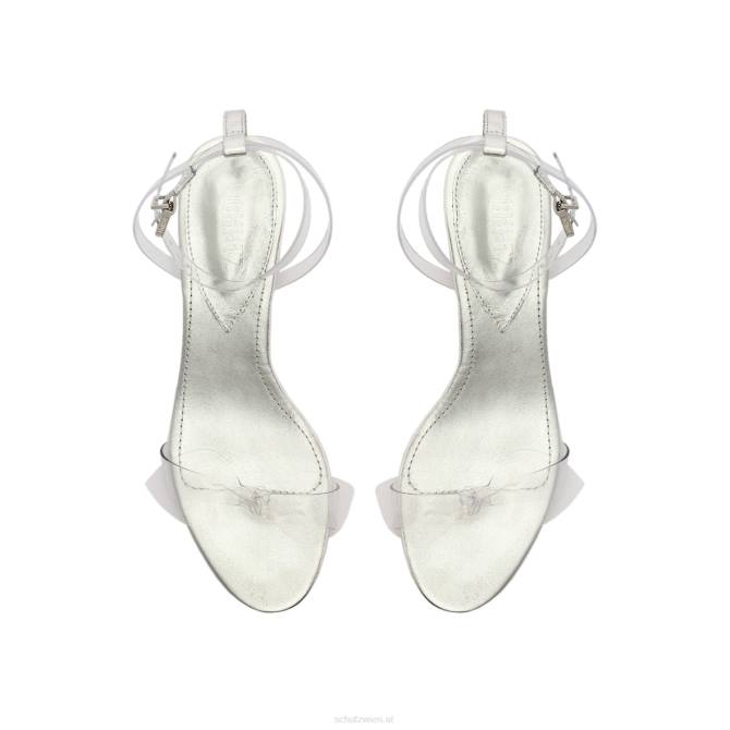 bei Schutz Elyda Mid-Block-Sandale Silber D60T123