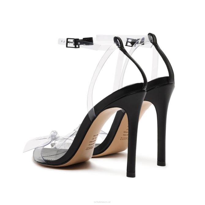 bei Schutz Elyda-Sandale aus Leder und Vinyl Schwarz D60T325