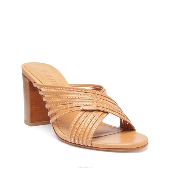 bei Schutz Evangeline Atanado Ledersandale Honigpfirsich D60T44