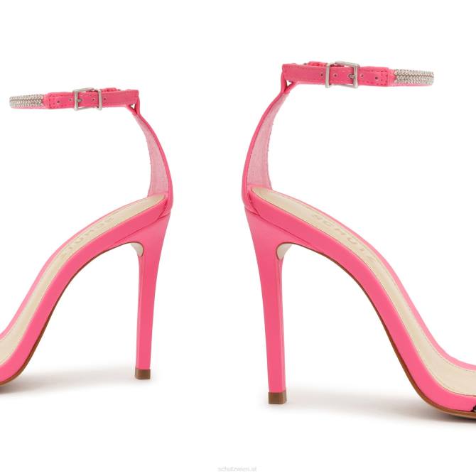 bei Schutz Fabienne-Sandale aus Stretchleder und Vinyl Rosa D60T298