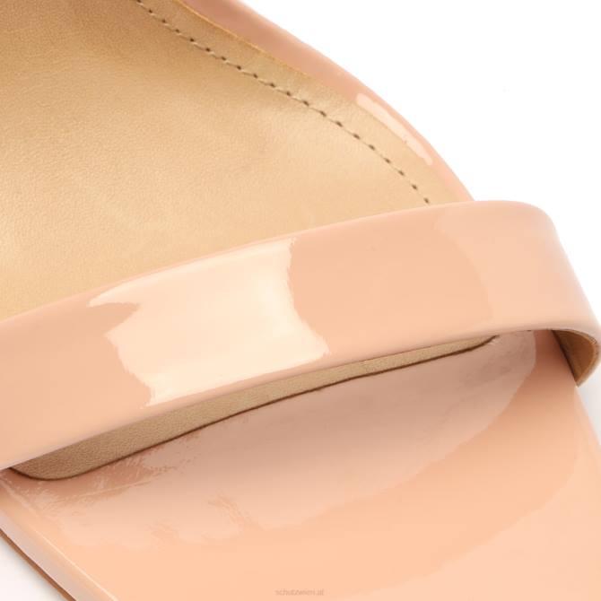 bei Schutz Filipa-Sandale aus Lackleder Beige D60T66
