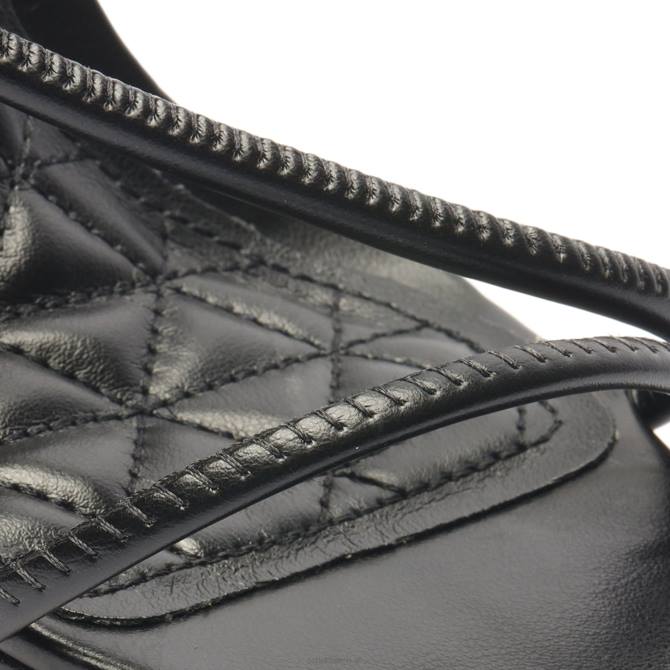 bei Schutz Gaiah-Ledersandale Schwarz D60T328