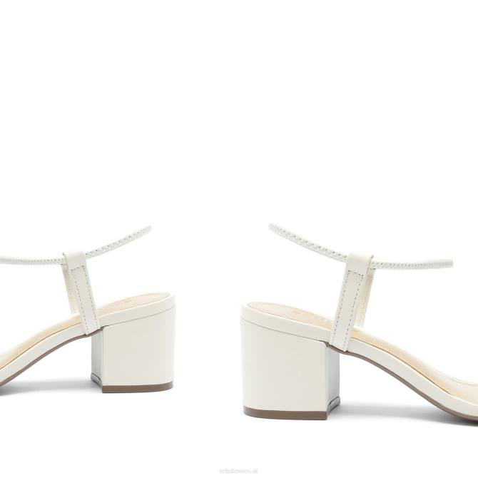 bei Schutz Gimenez Mid Ledersandale Perle D60T82