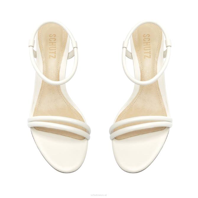 bei Schutz Gimenez Mid Ledersandale Perle D60T82