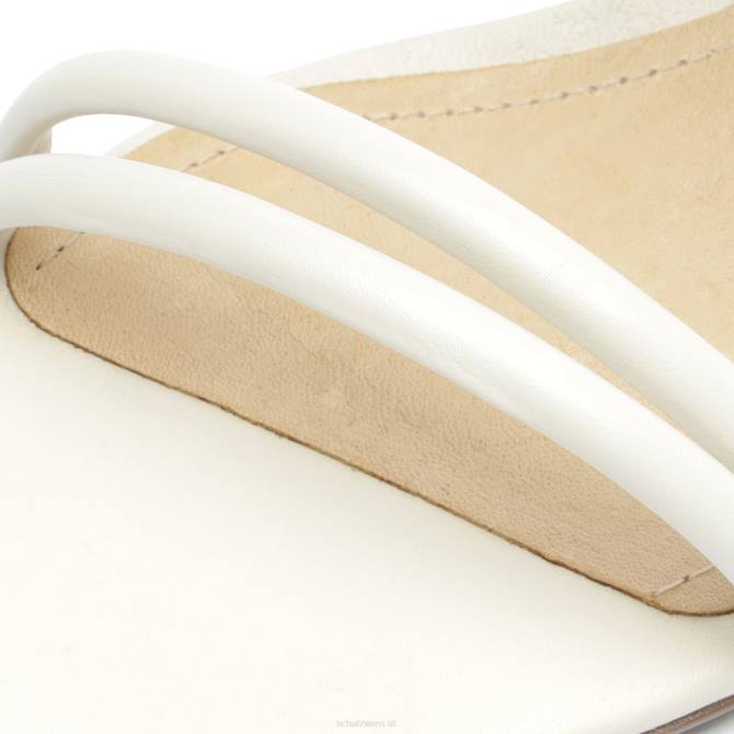 bei Schutz Gimenez Mid Ledersandale Perle D60T82