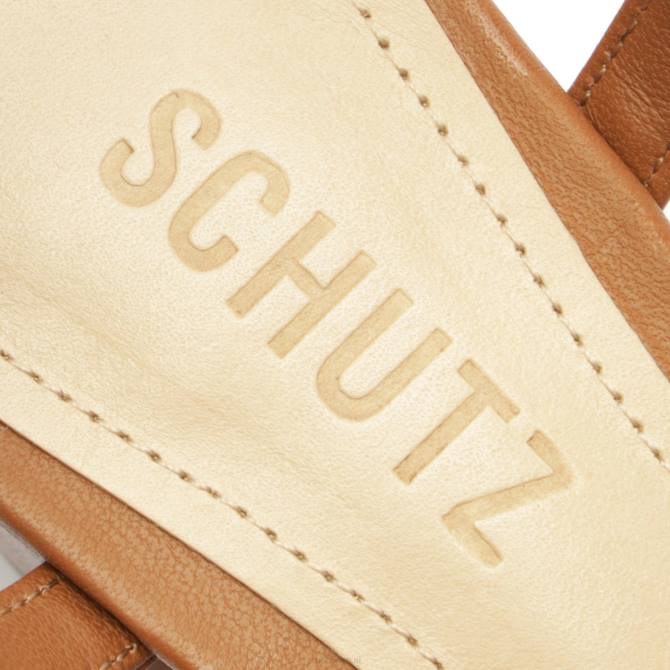 bei Schutz Gimenez Mid Ledersandale neues Holz D60T80