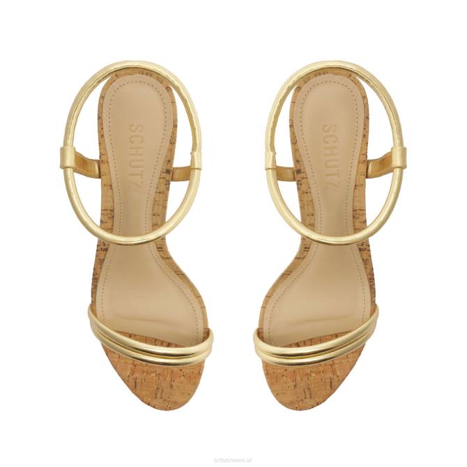 bei Schutz Gimenez Mid Stretch-Sandale Gold D60T55