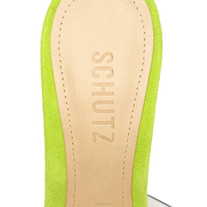 bei Schutz Haila-Sandale aus Vinyl und Wildleder helles Blatt D60T128