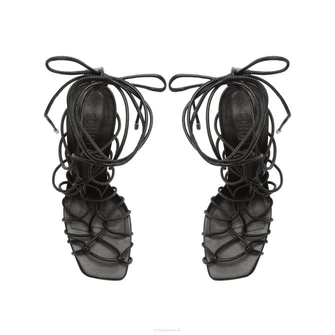 bei Schutz Heyde Ledersandale Schwarz D60T348