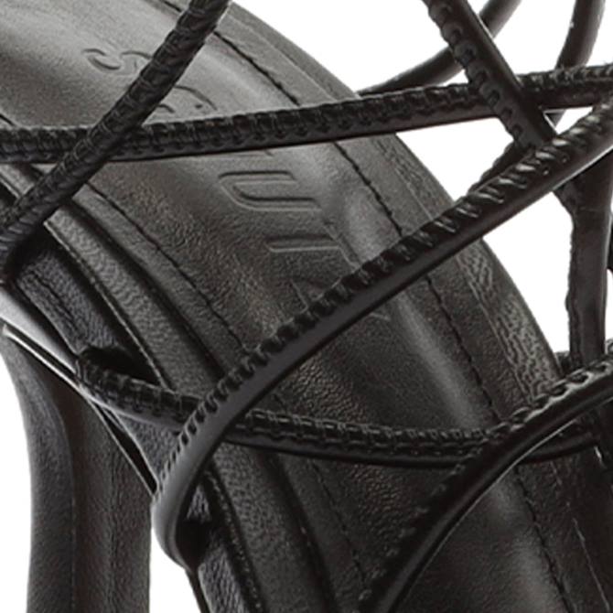 bei Schutz Heyde Ledersandale Schwarz D60T348