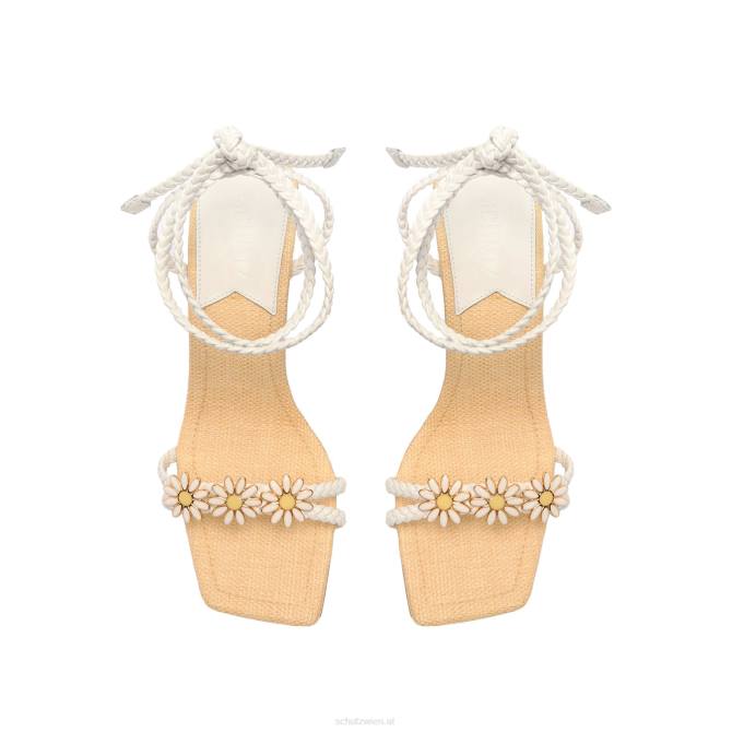 bei Schutz Hina Atanado Ledersandale Weiss D60T141