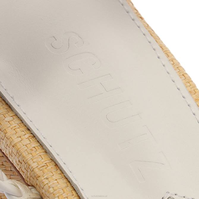 bei Schutz Hina Atanado Ledersandale Weiss D60T141