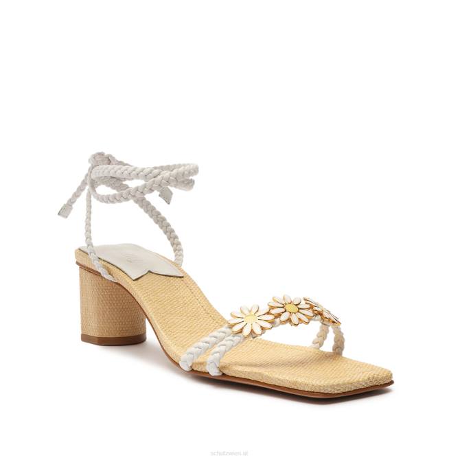 bei Schutz Hina Mid Atanado Ledersandale Weiss D60T369