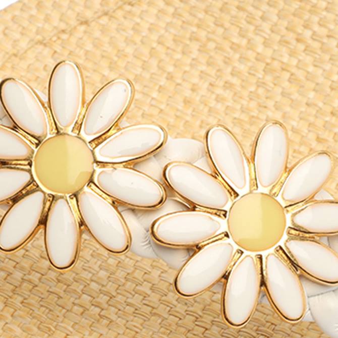 bei Schutz Hina Mid Atanado Ledersandale Weiss D60T369