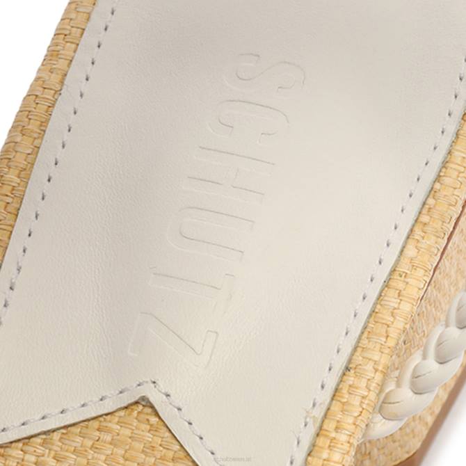 bei Schutz Hina Mid Atanado Ledersandale Weiss D60T369