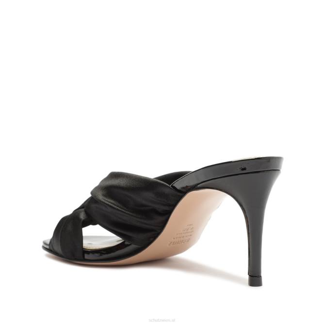 bei Schutz Indy-Spandex-Sandale Schwarz D60T216