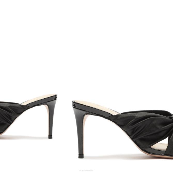 bei Schutz Indy-Spandex-Sandale Schwarz D60T216