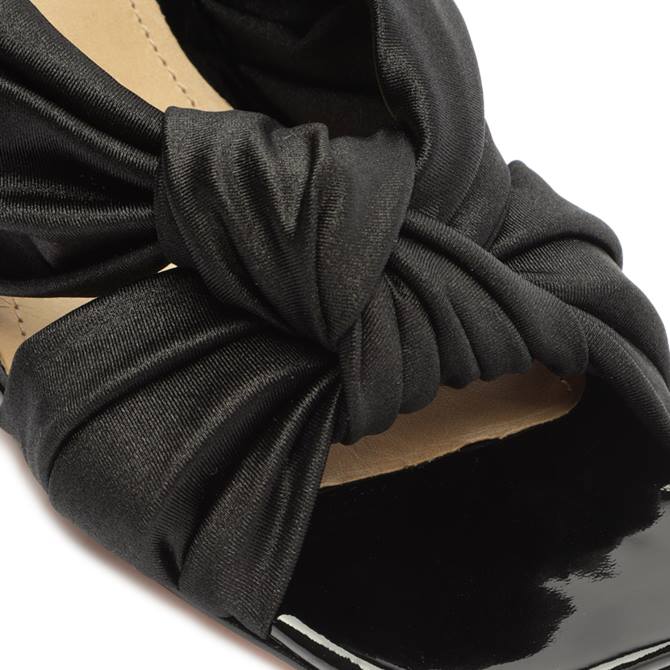 bei Schutz Indy-Spandex-Sandale Schwarz D60T216