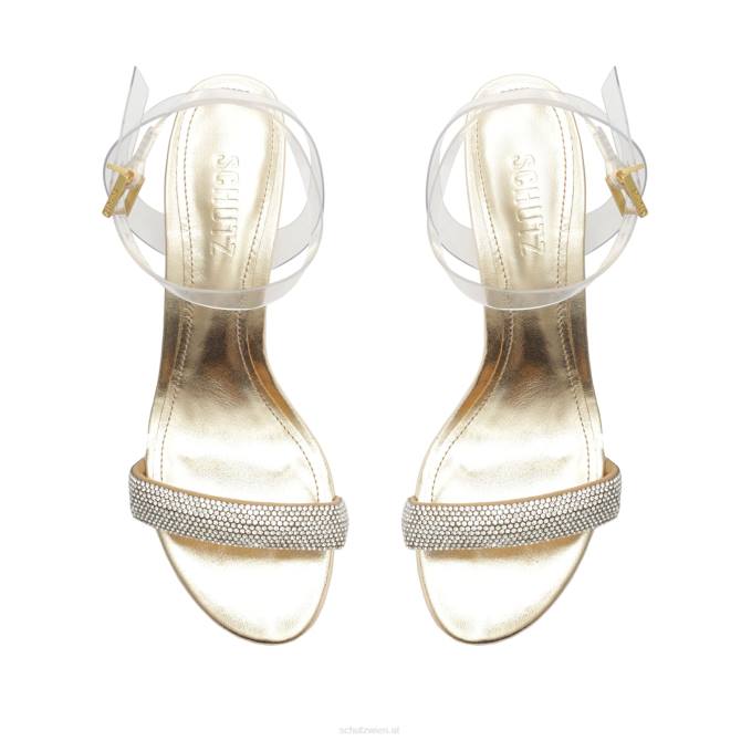 bei Schutz Irina Mid Vinyl-Sandale Platin D60T449