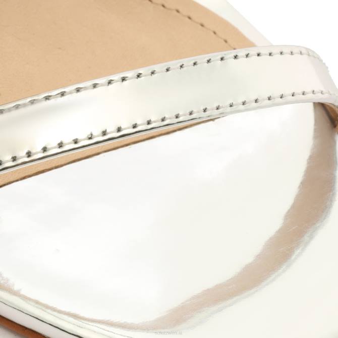 bei Schutz Joenn Specchio Ledersandale Silber D60T309